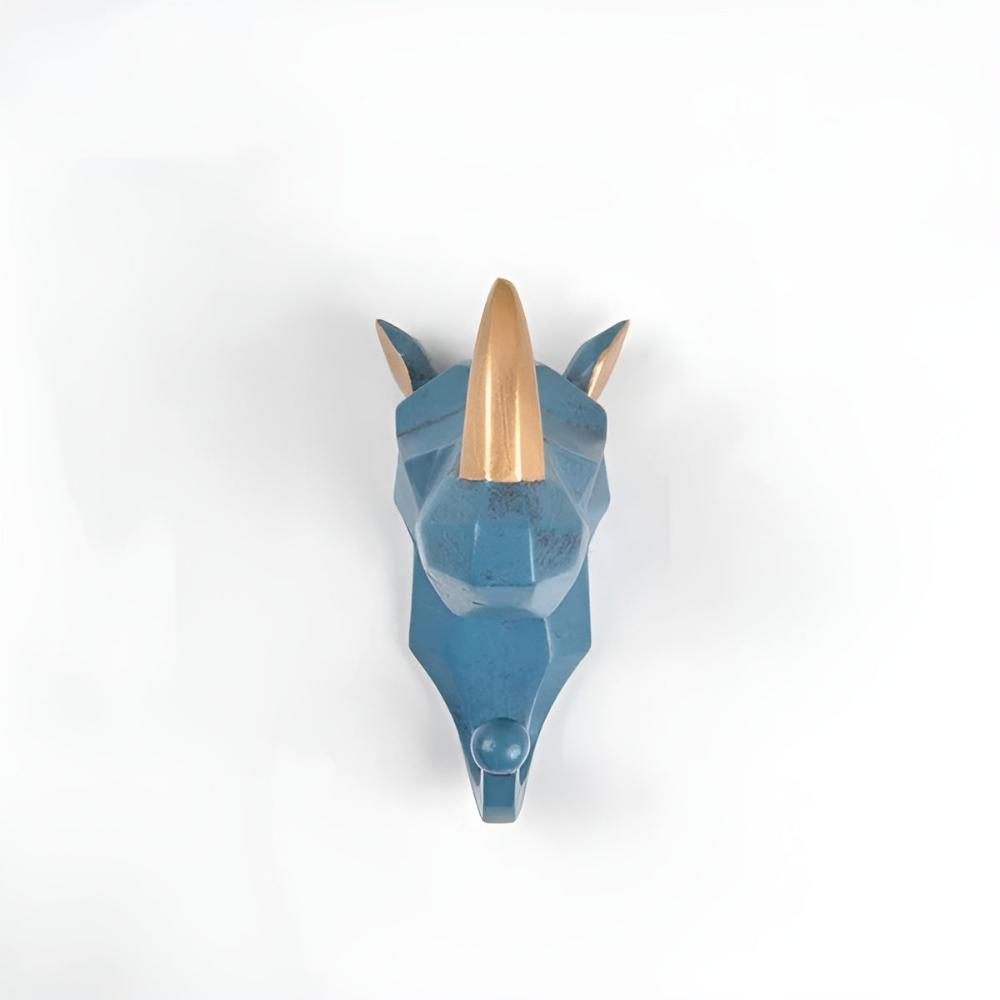 Animal Head Wall Hook Key Holder Organizer