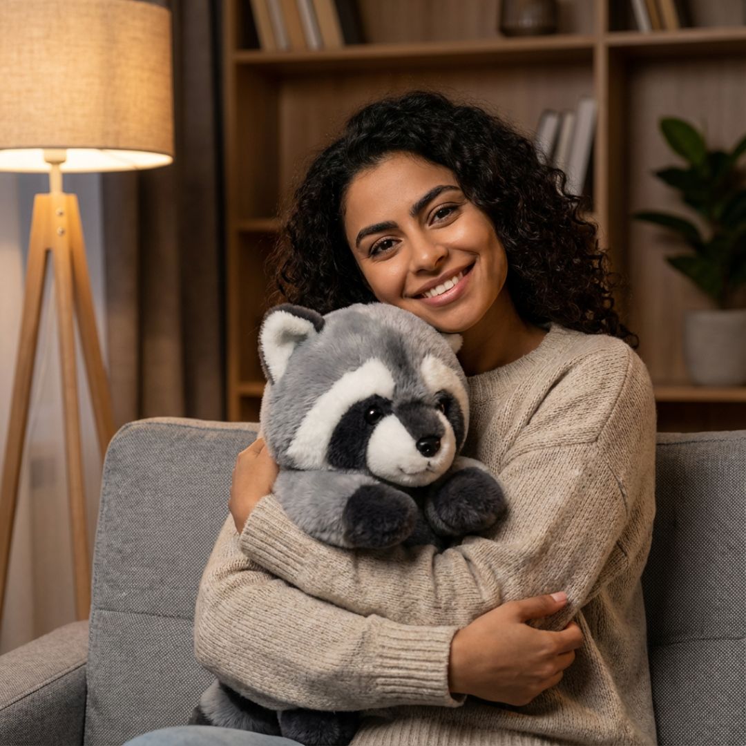 Long Plush Animal Cuddle Toy for Comfort and Relaxation