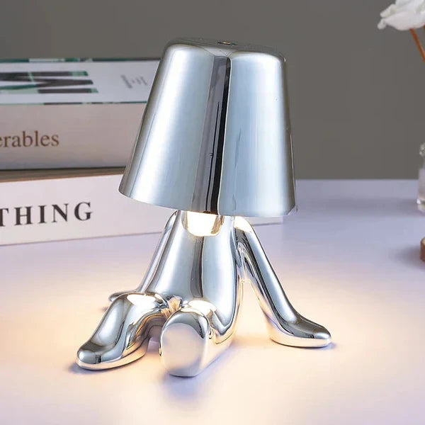 Elegant Rechargeable Table Lamp with Adjustable Brightness