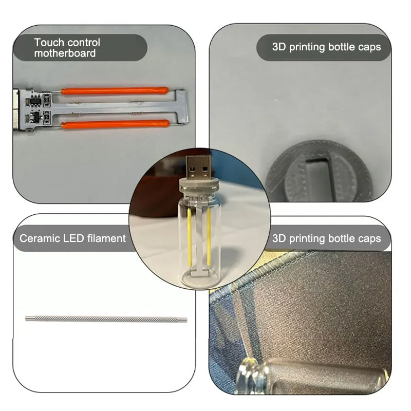 USB Touch Control Dimmable Night Light