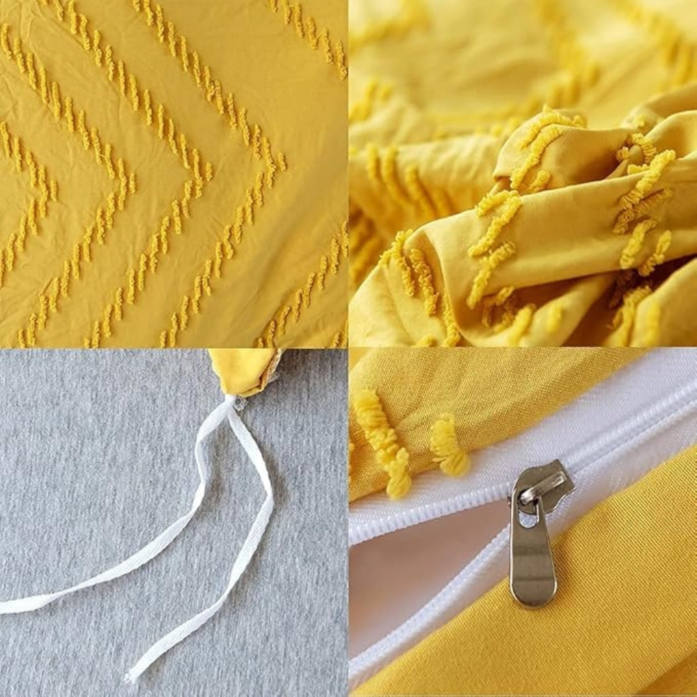 Chevron Microfiber Quilt Cover Set with Pillowcases