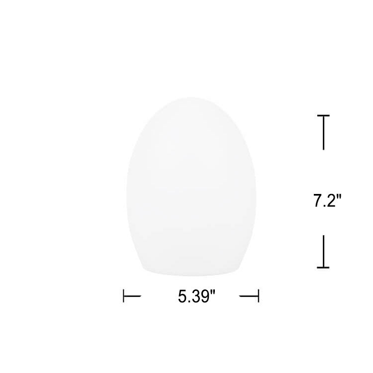 RGB Egg-shaped LED Table Lamp - Contemporary ABS Design
