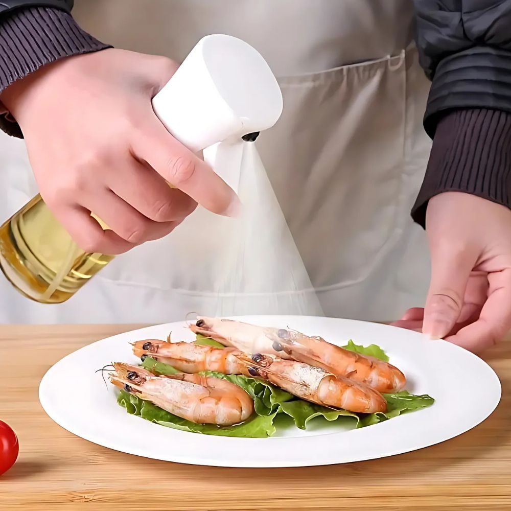Glass Oil Spray Bottle with Fine Mist Nozzle