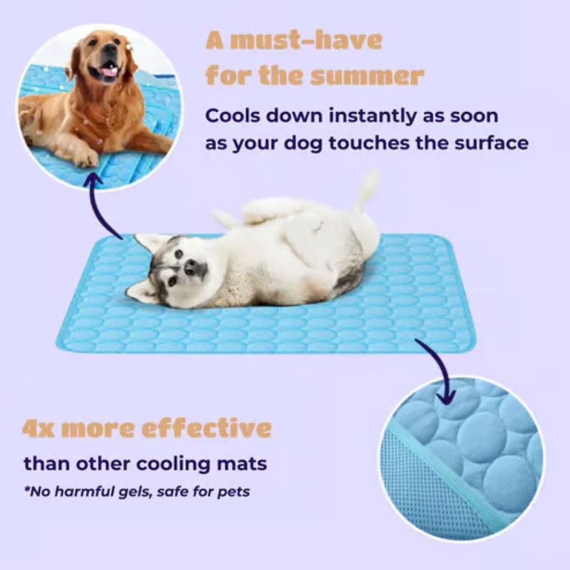 Cooling Mat for Dogs - Gel-Free Summer Pet Pad