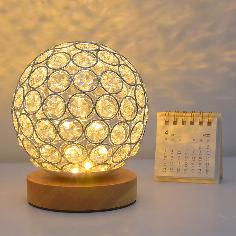 Rechargeable USB LED Night Light Table Lamp - Modern Minimalist Design