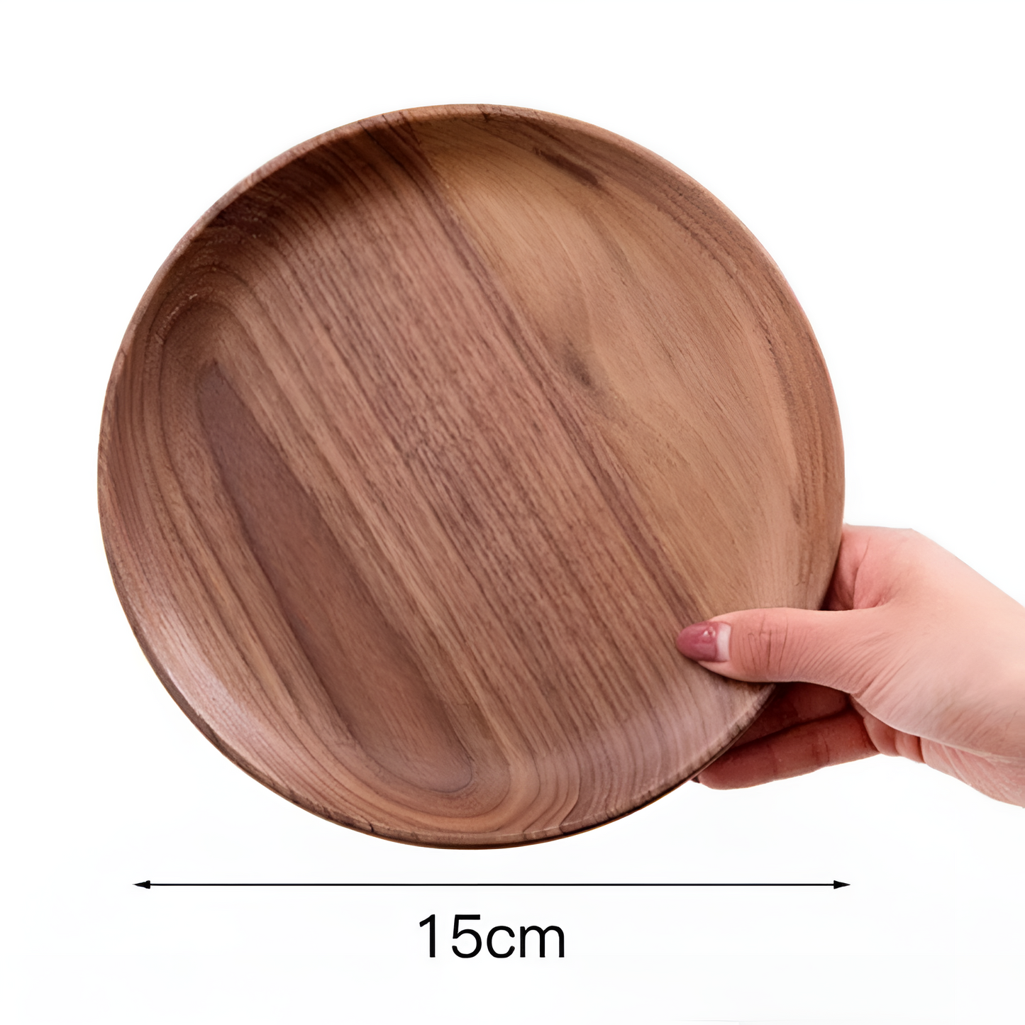 Handcrafted Walnut Wood Serving Plate