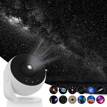13-in-1 Galaxy Projector Night Light with Adjustable Colors and Brightness