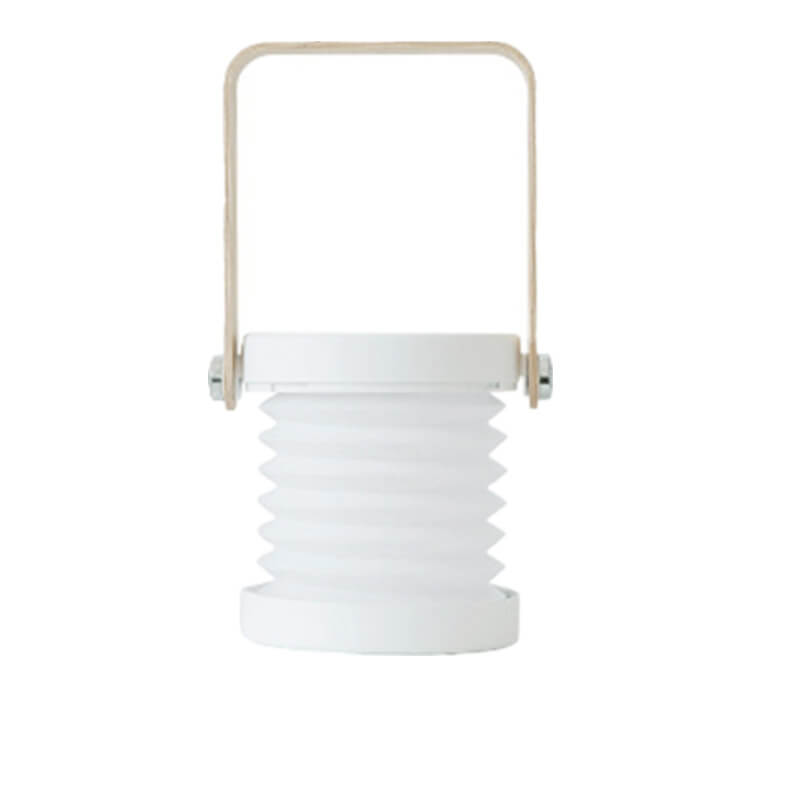 Foldable Portable LED Table Lamp with Retractable Shade