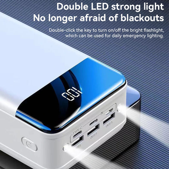 50,000 mAh Power Bank | Ultra-Fast Charging | Compatible with Laptops, Tablets & Smartphones | Compact & Highly Powerful