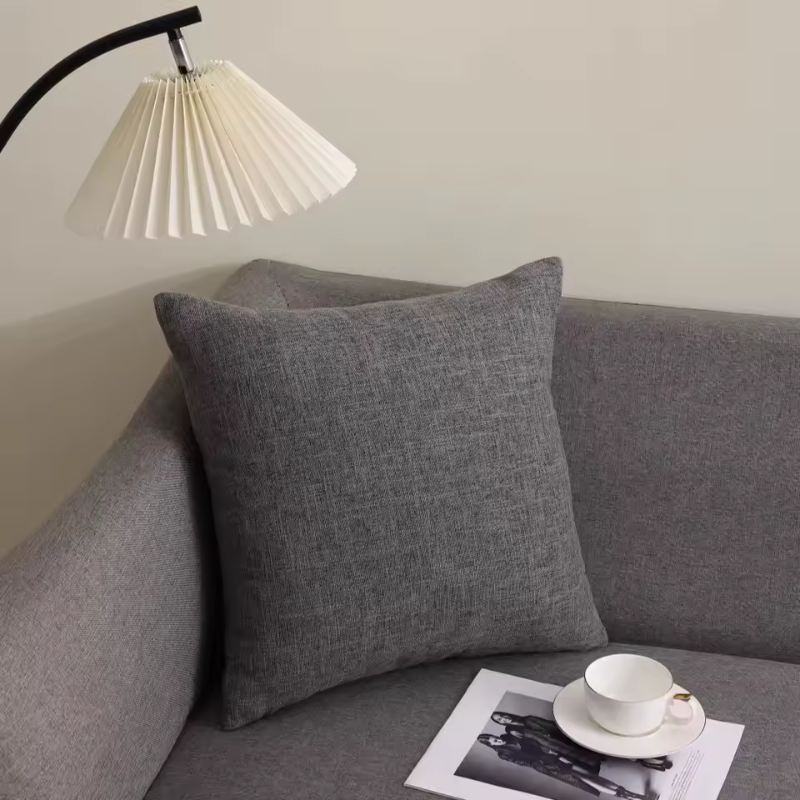 Cotton Linen Decorative Pillowcases for Sofa and Chair