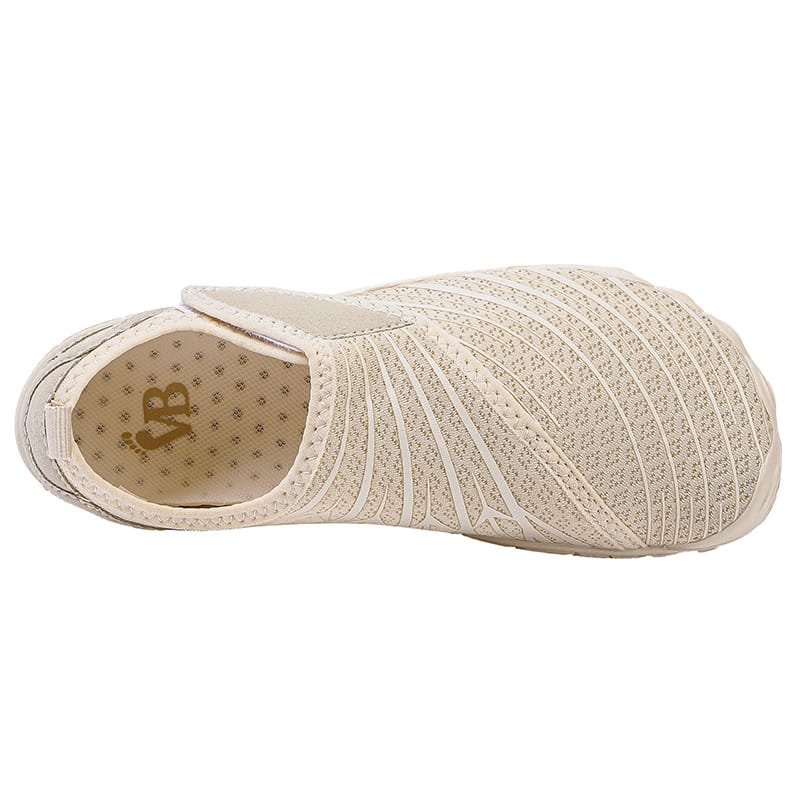 Slip-On Breathable Sports Shoes with Ribbed Detailing