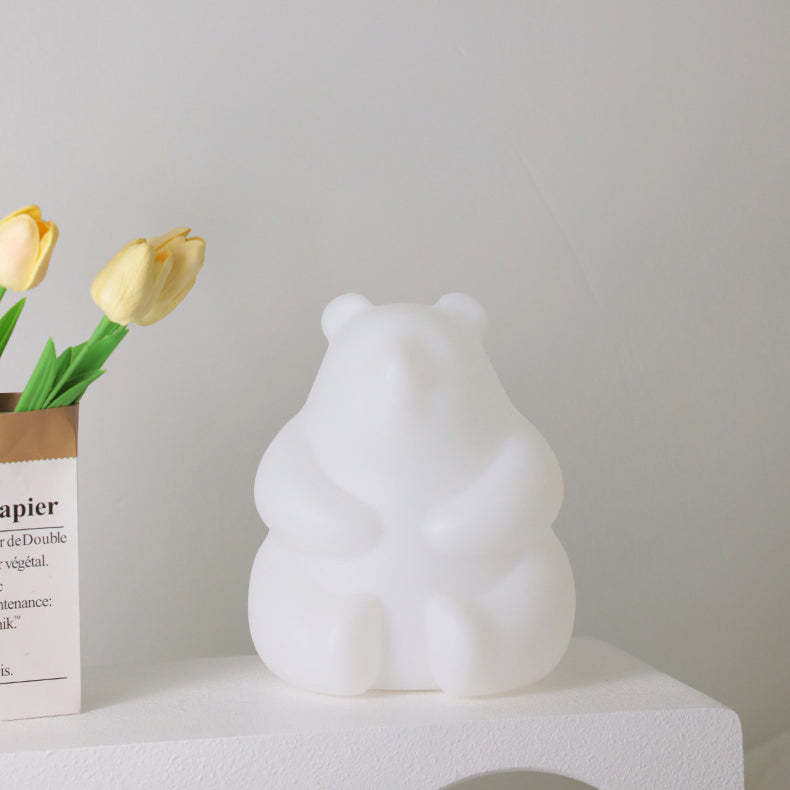 Contemporary PE LED Table Lamp in Bright White