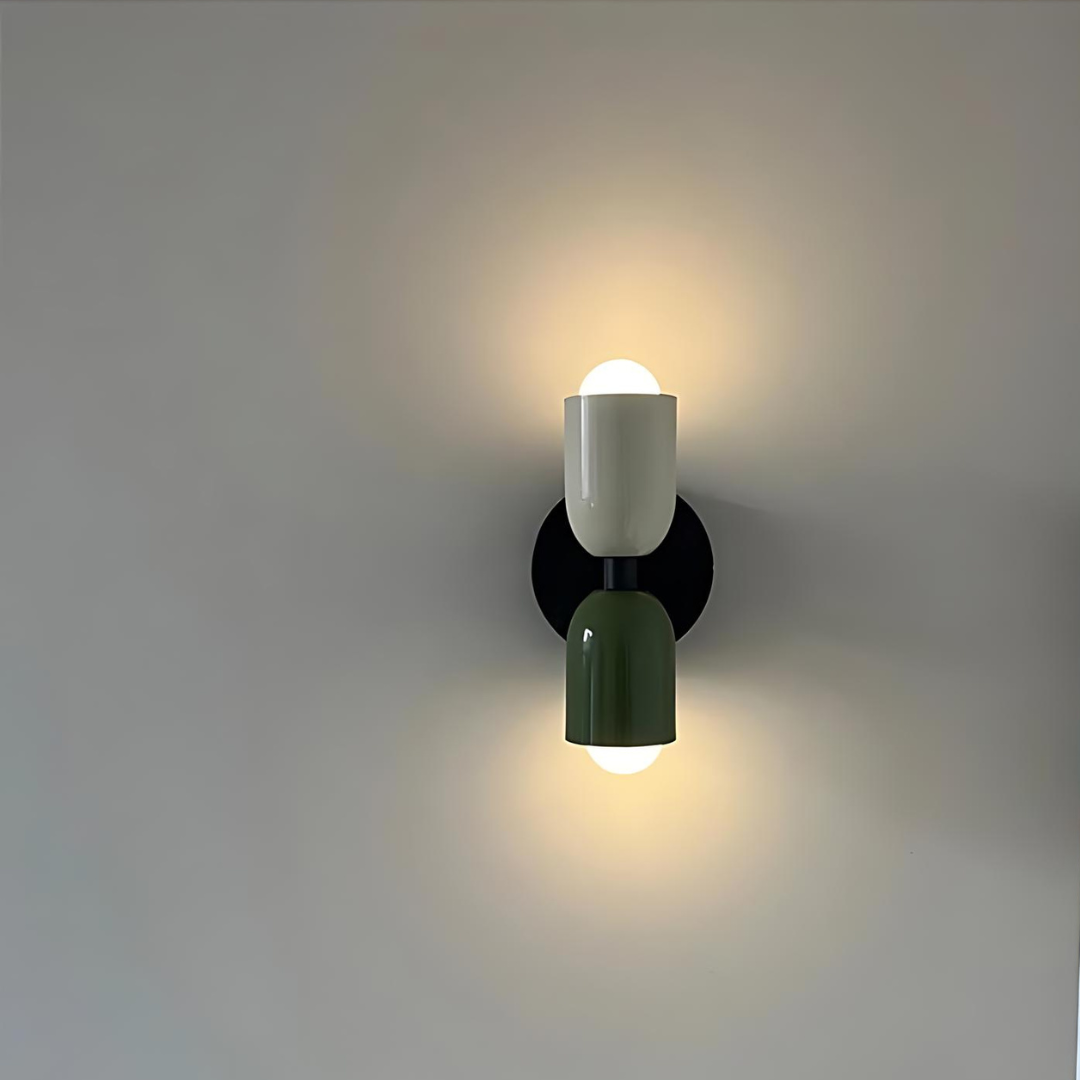 Modern Dual-Light Creamy Glow Wall Lamp