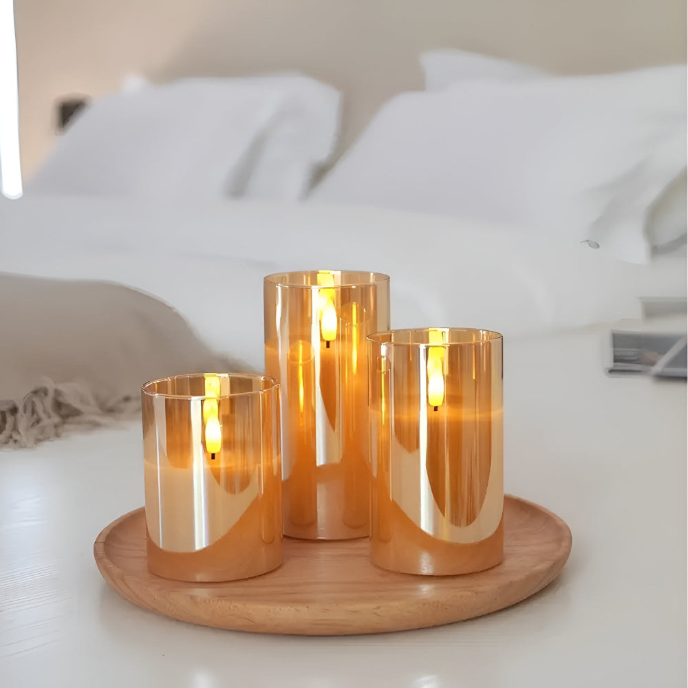 Ethereal 3D Flameless LED Candle Set
