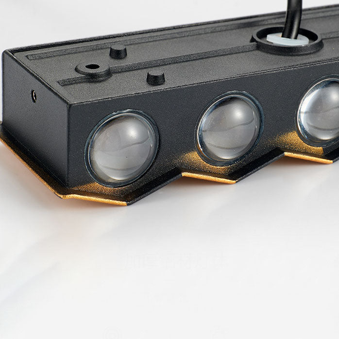 Modern Gold Aluminum Outdoor LED Wall Light