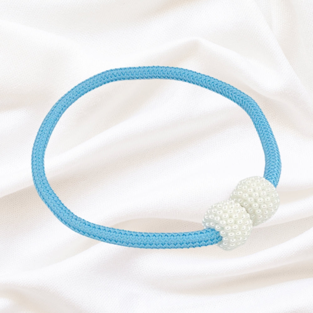 Magnetic Faux Pearl Curtain Tie Backs - 2 Piece Set