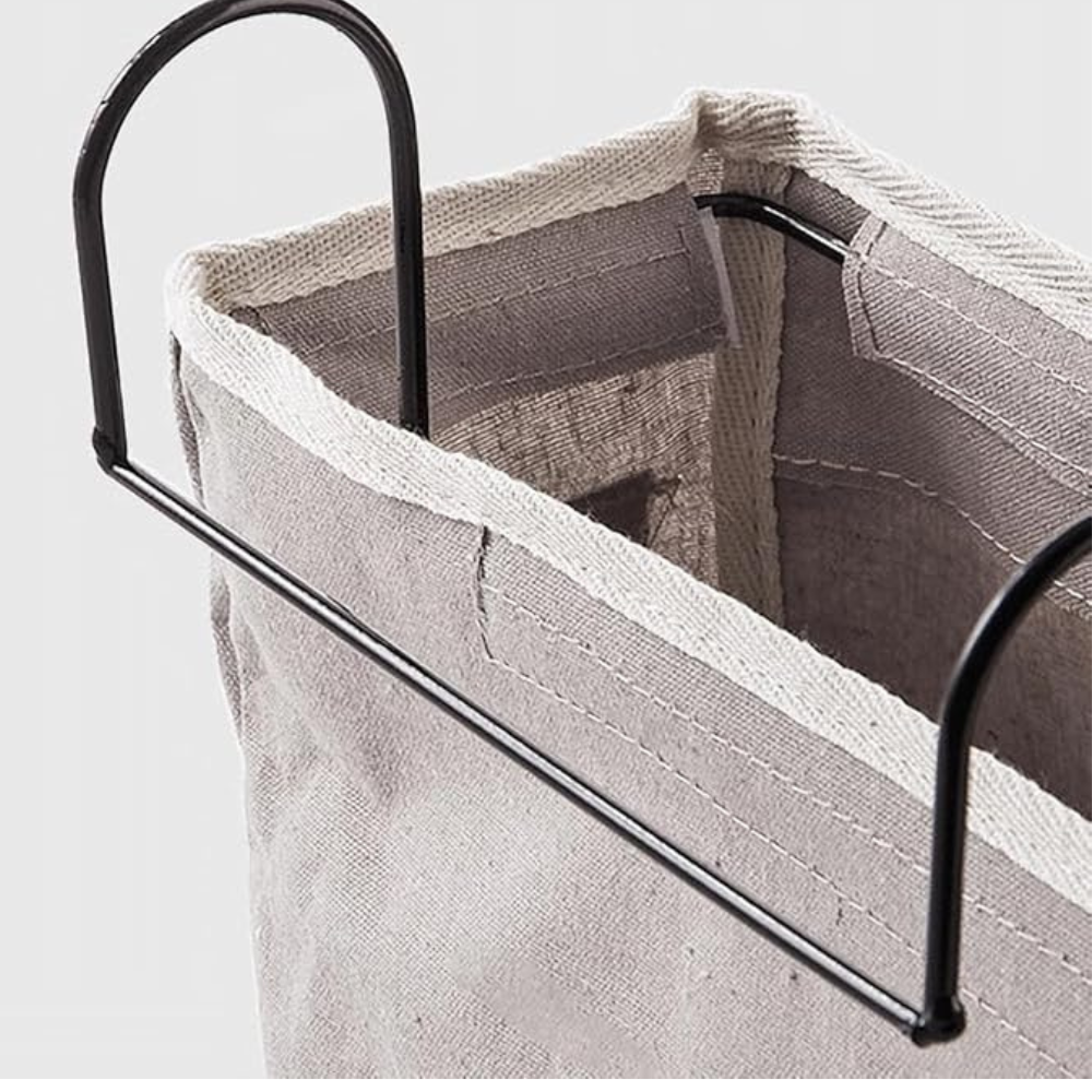 Multi-Pocket Hanging Organizer Bag with Side Hooks