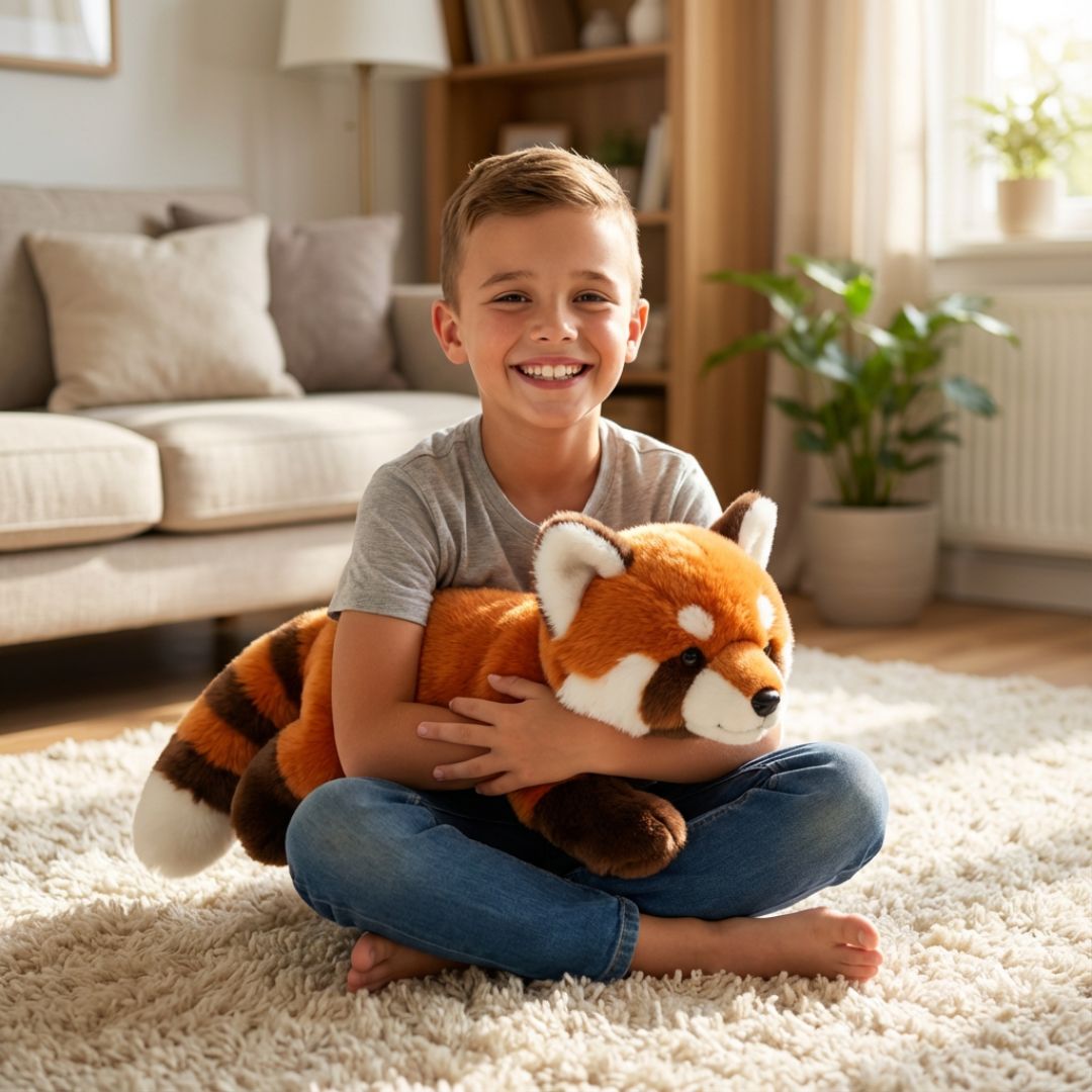 Long Plush Animal Cuddle Toy for Comfort and Relaxation