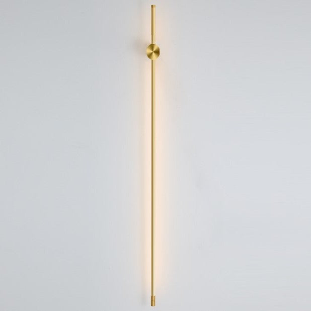 Modern Minimalist Wall Sconce Lamp in Aluminum with Integrated LED