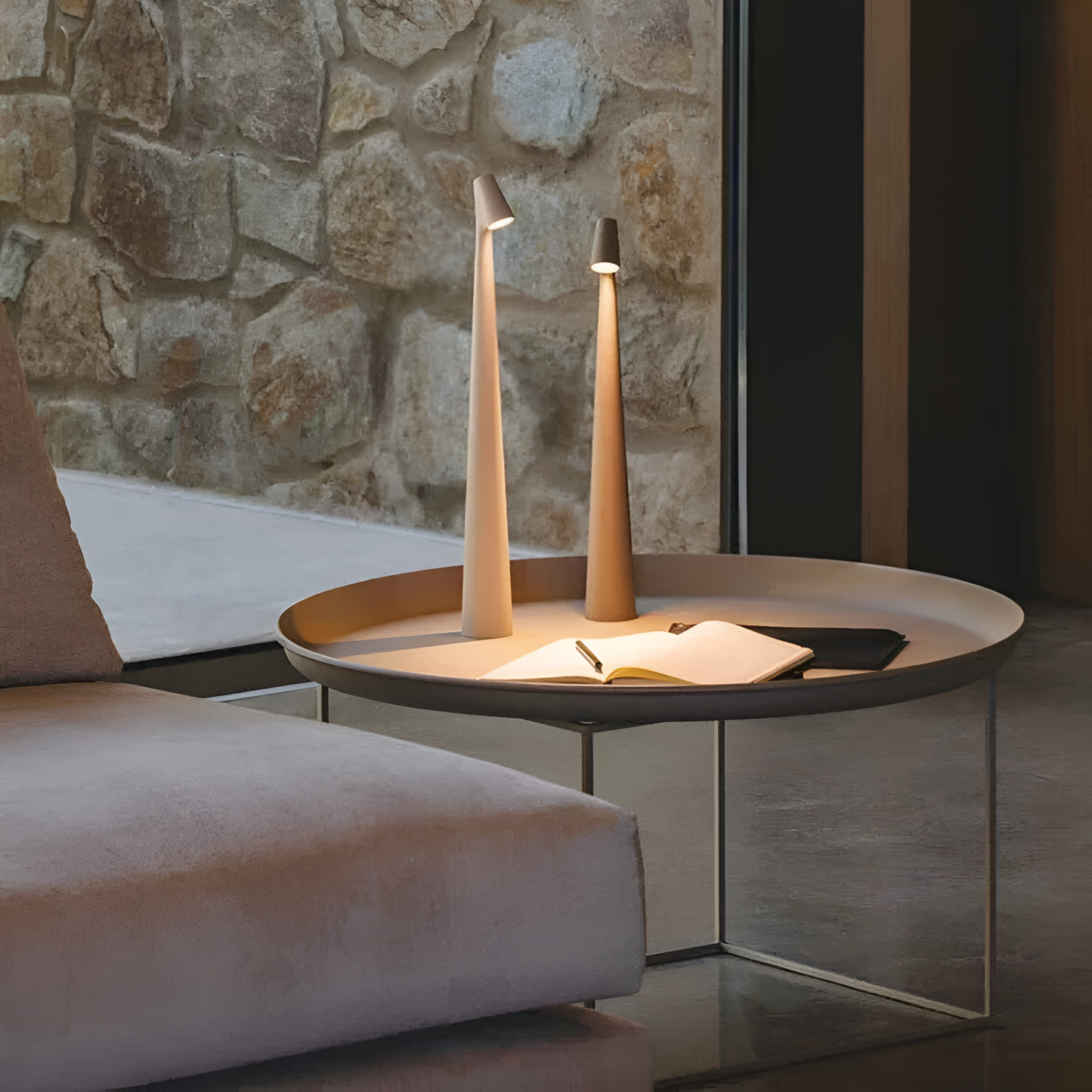 Dimmable Cordless Nordic LED Table Lamp
