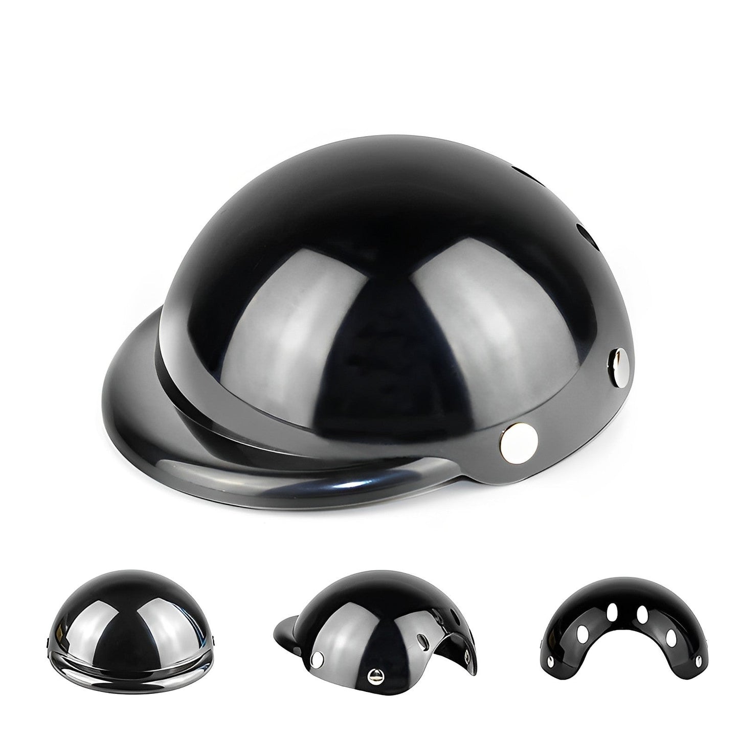 Motorcycle Helmet and Goggles for Dogs - Stylish and Safe Protection