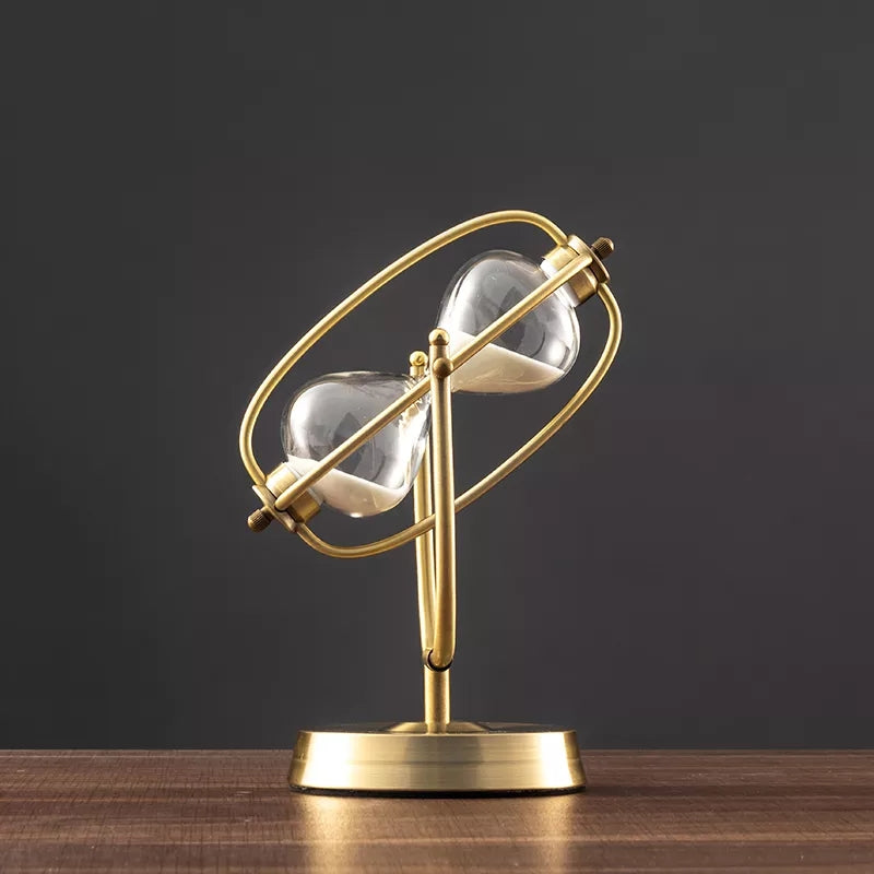 Antique European Hourglass Sand Timer Decor