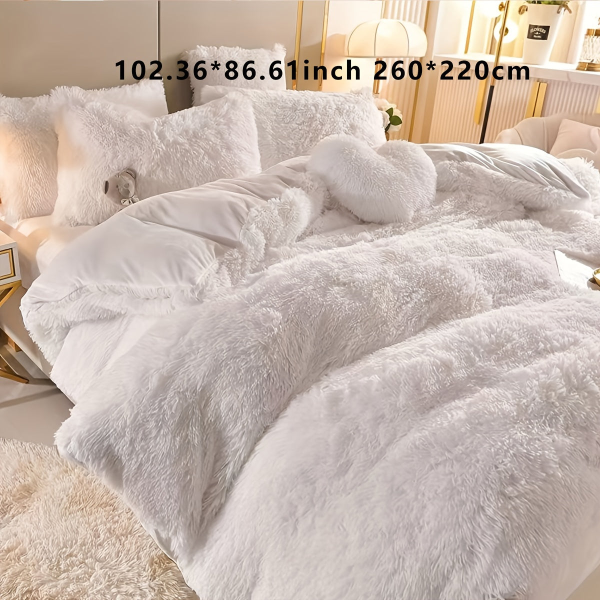 Luxurious Velvet Duvet Cover Set with Pillowcases