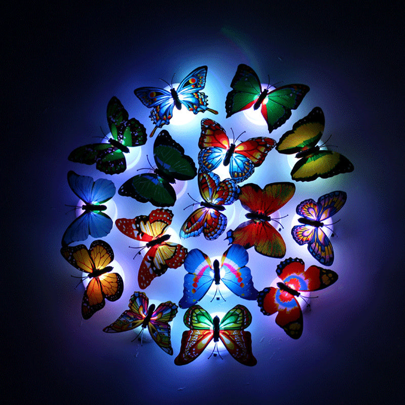3D LED Butterfly Night Light Decoration
