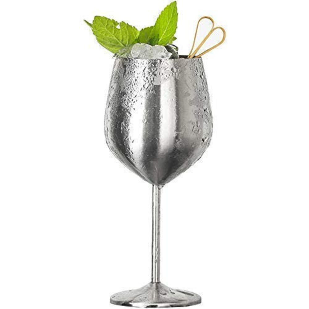 Stainless Steel Unbreakable Wine Glasses - 17 oz