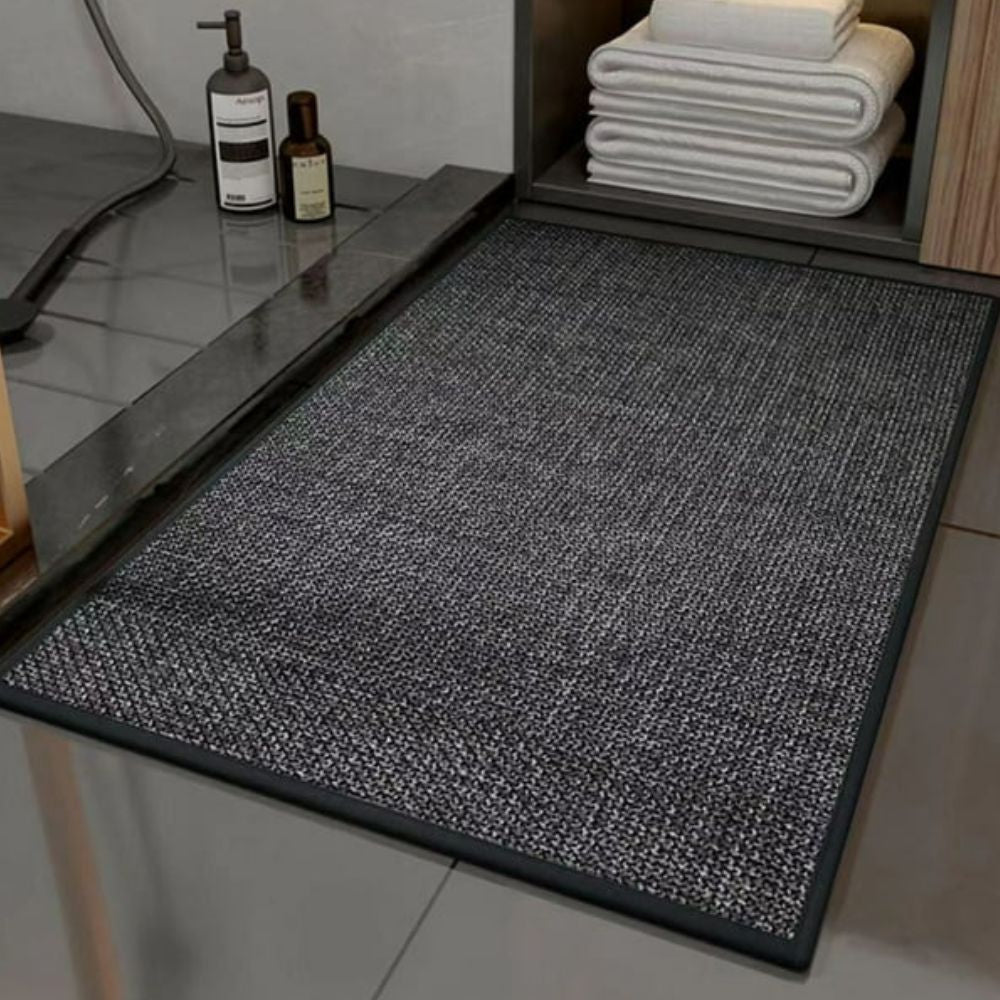 Non-Slip Braided Bath Mat with Soft Plush Feel