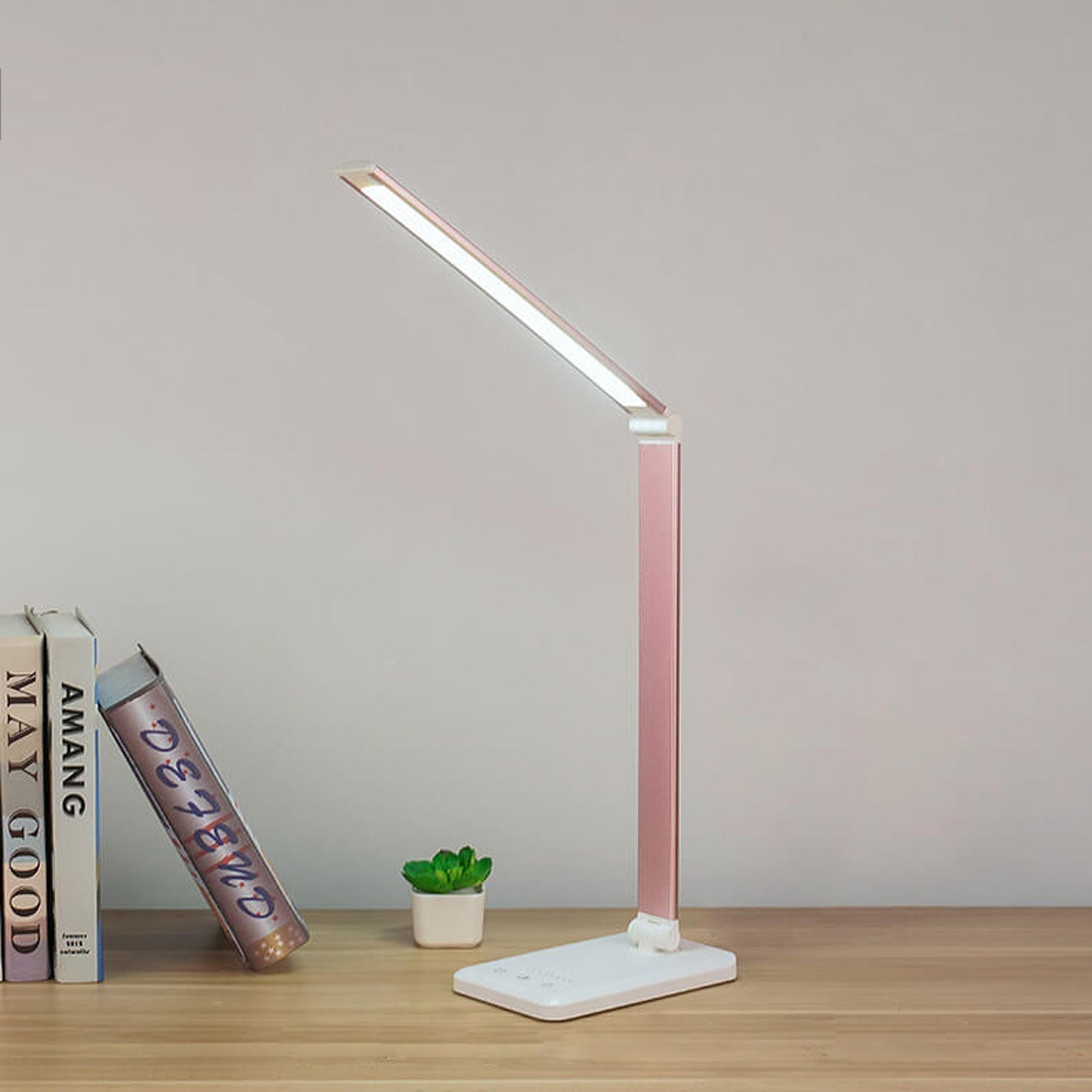 Foldable Dimmable LED Desk Lamp with Adjustable Color Temperature