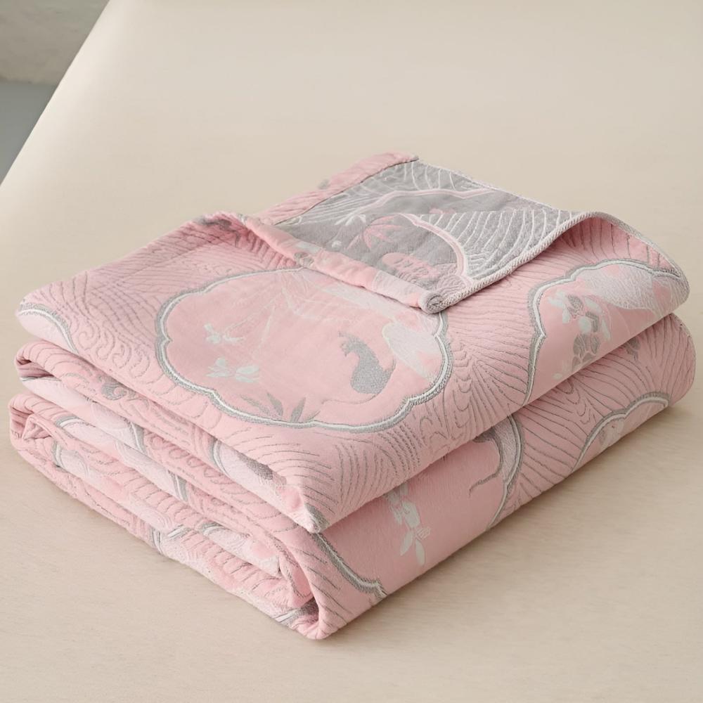 Reversible Cotton Blend Coastal Dreams Blanket
