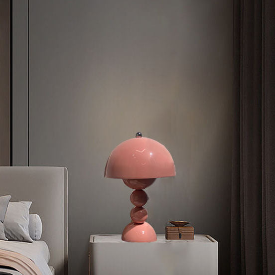 Modern Green Ceramic Table Lamp with Fabric Shade – 1 Light for Nightstand or Office