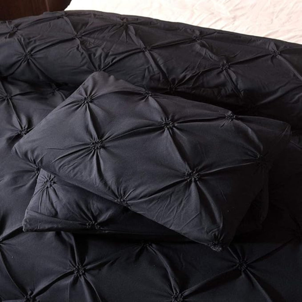 Airweave Pintuck 3-Piece Duvet Cover Set in Soft Microfiber