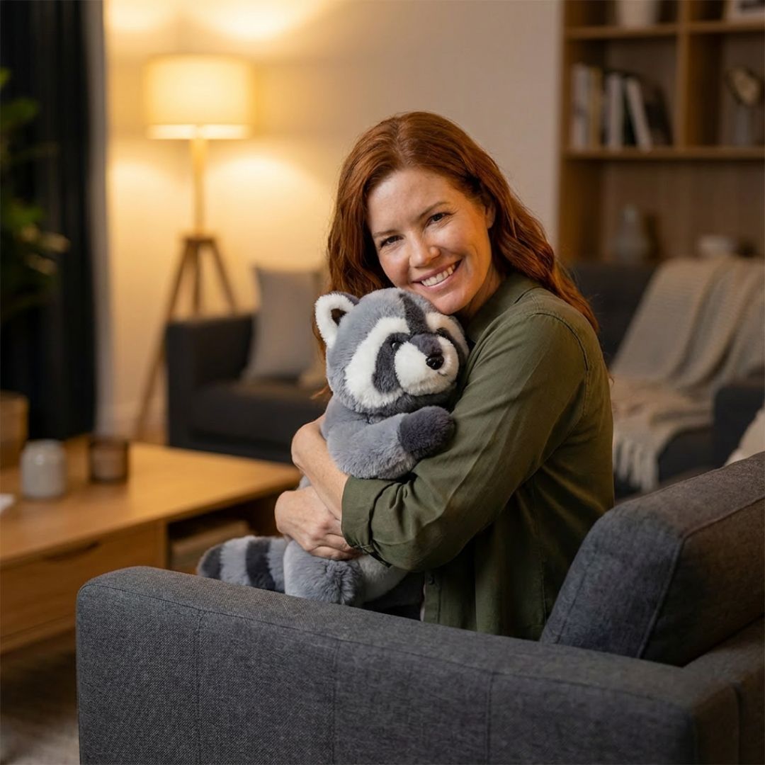 Long Plush Animal Cuddle Toy for Comfort and Relaxation