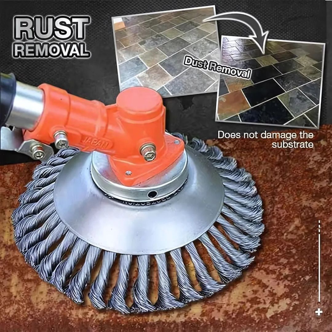 Round Steel Wire Weed Brush for Trimmers