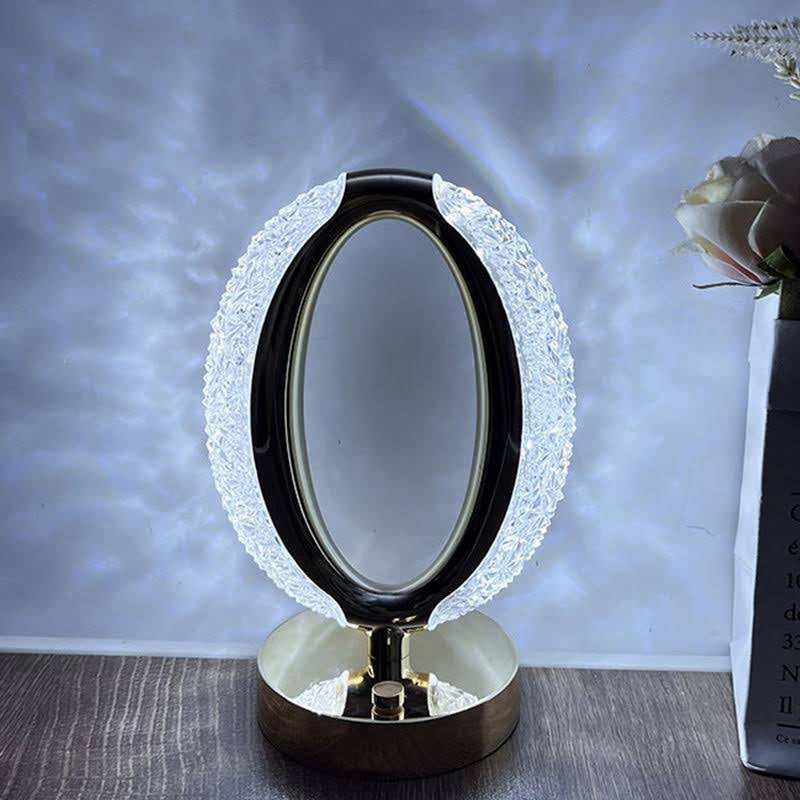 Star and Moon Metal Table Lamp with USB Charging