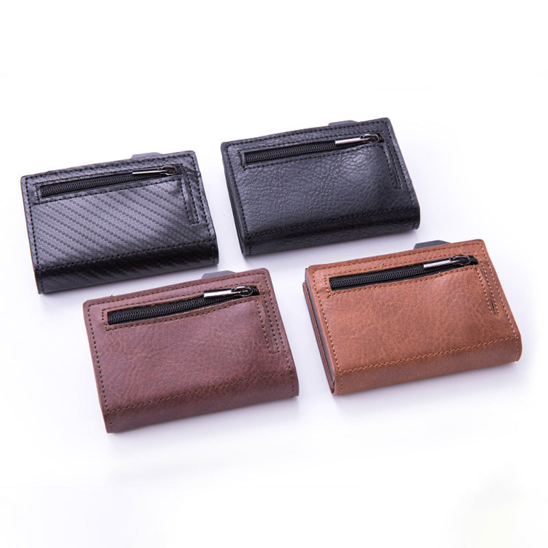 Automatic RFID-Blocking Side-Slider Card Holder