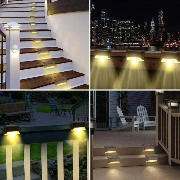 Solar-Powered Outdoor Wall Light - Waterproof Garden Lamp