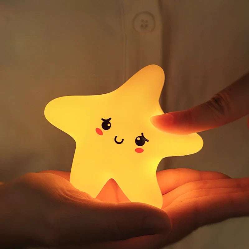 Rechargeable Night Light in Moon, Star, or Cloud Design