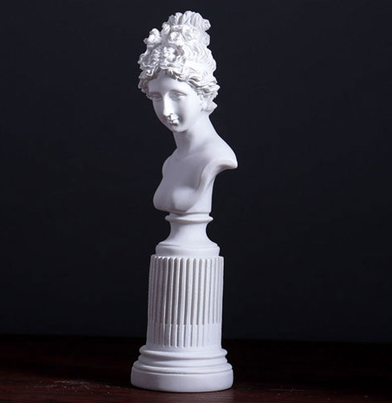 Greek Goddess Statue in Premium Resin - 4 Color Options