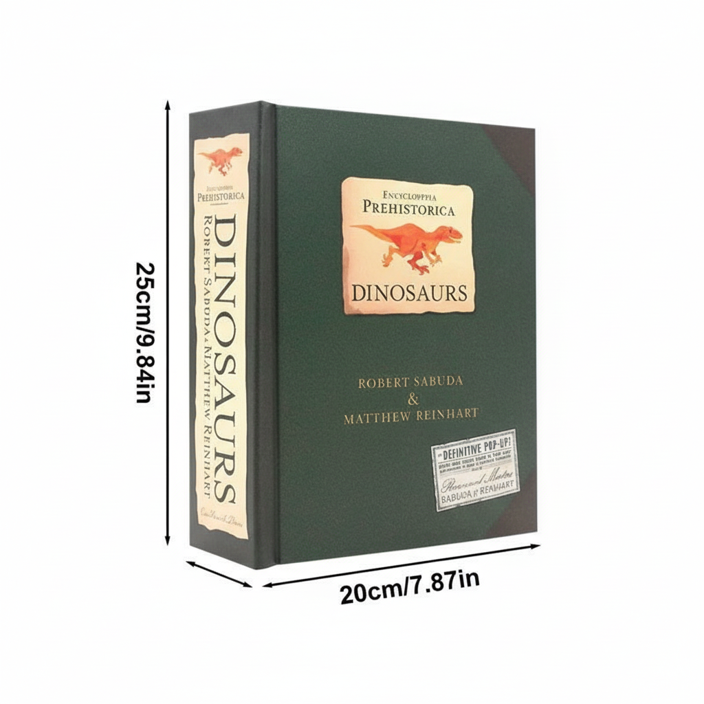 3D Pop-Up Dinosaur Adventure Book for Kids