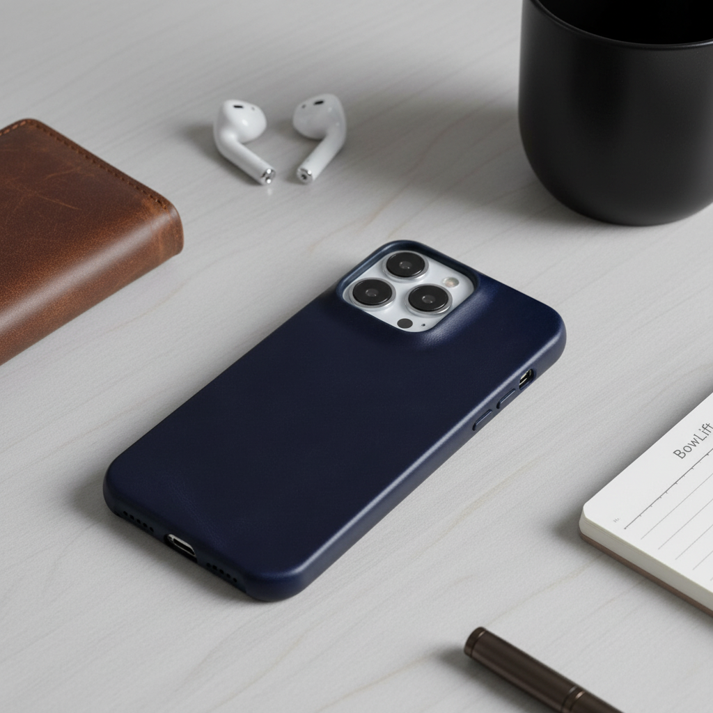 Genuine Leather iPhone Case with MagSafe Compatibility