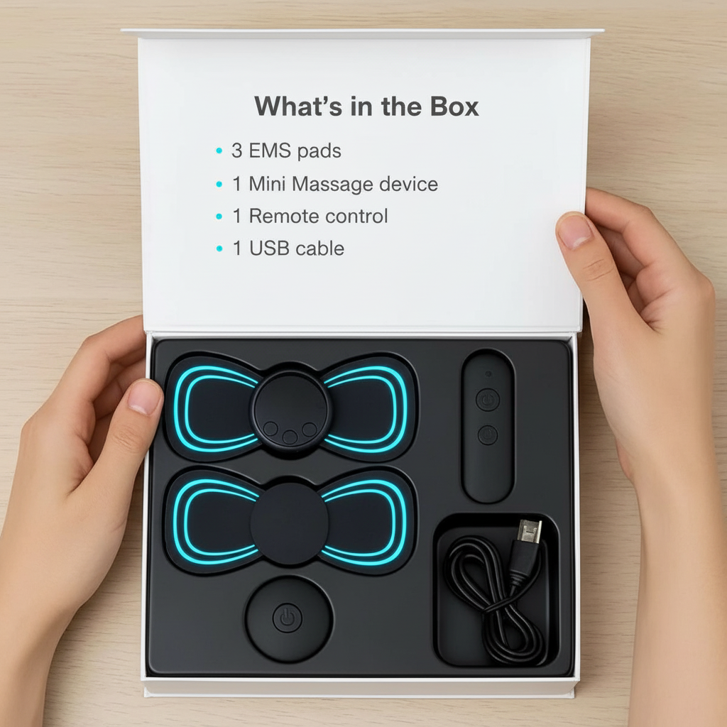 EMS Massage Pad for Sciatica and Lower Back Pain Relief