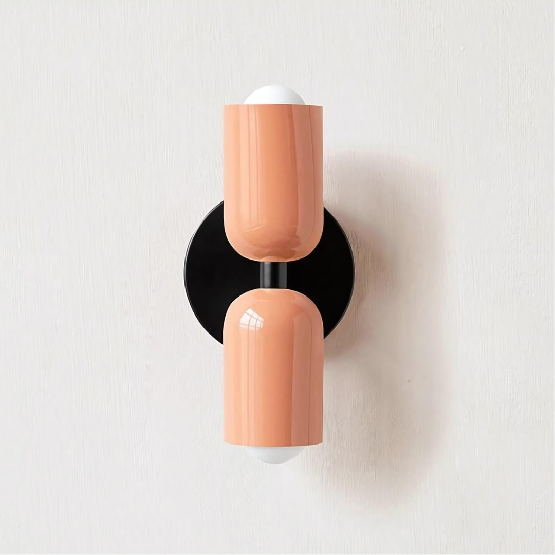 Modern Dual-Light Creamy Glow Wall Lamp