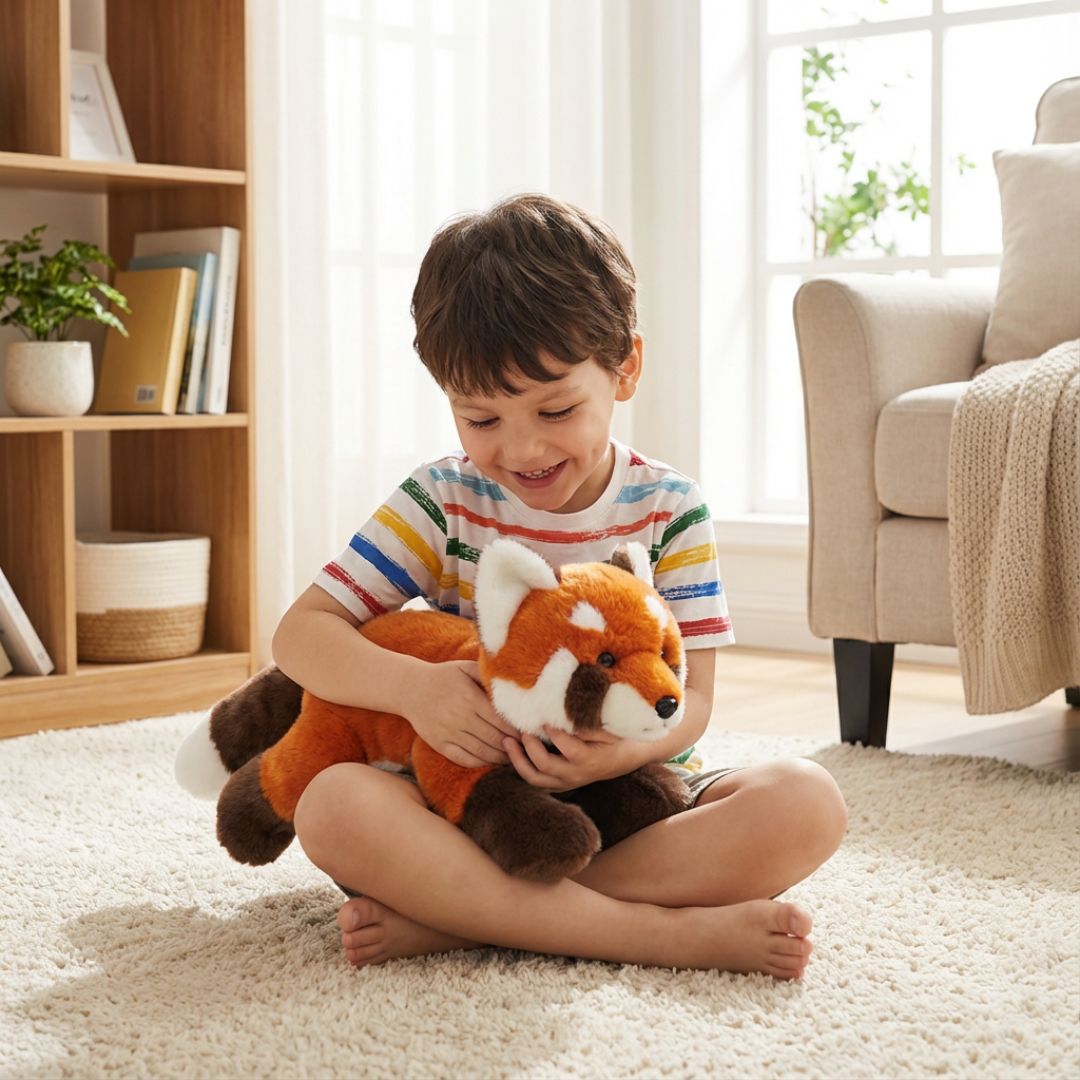 Long Plush Animal Cuddle Toy for Comfort and Relaxation