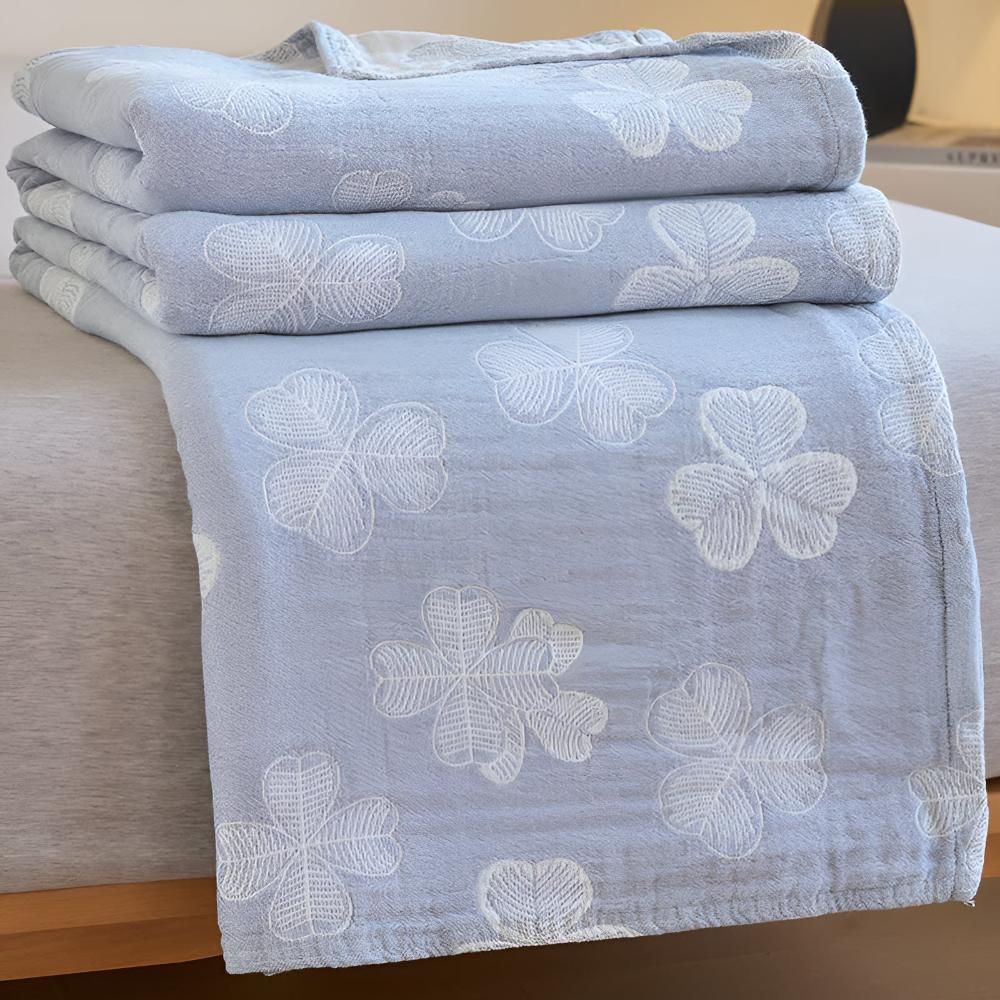 Organic Cotton Gauze Blanket for Sensitive Skin