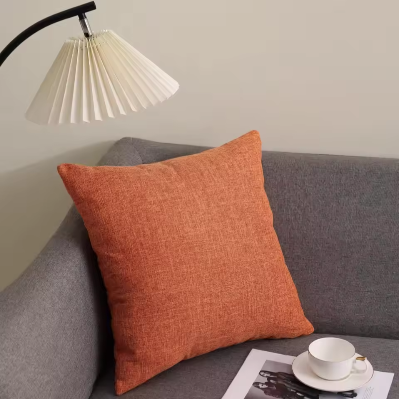 Cotton Linen Decorative Pillowcases for Sofa and Chair