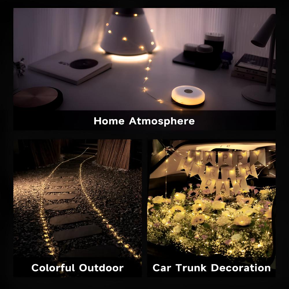 USB Rechargeable Waterproof Camping String Lights