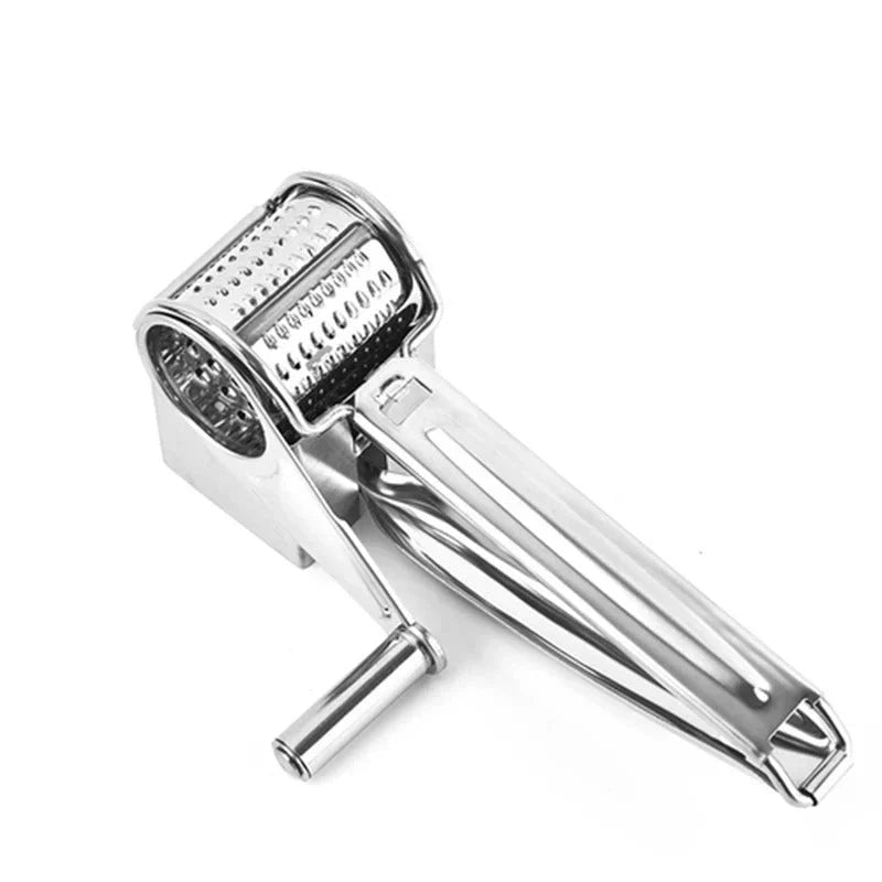 Stainless Steel Hand Grater with Rotating Mechanism